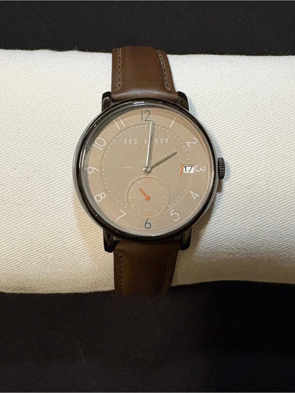 Ted Baker Brown Dial Brown Leather Strap Men's Watch